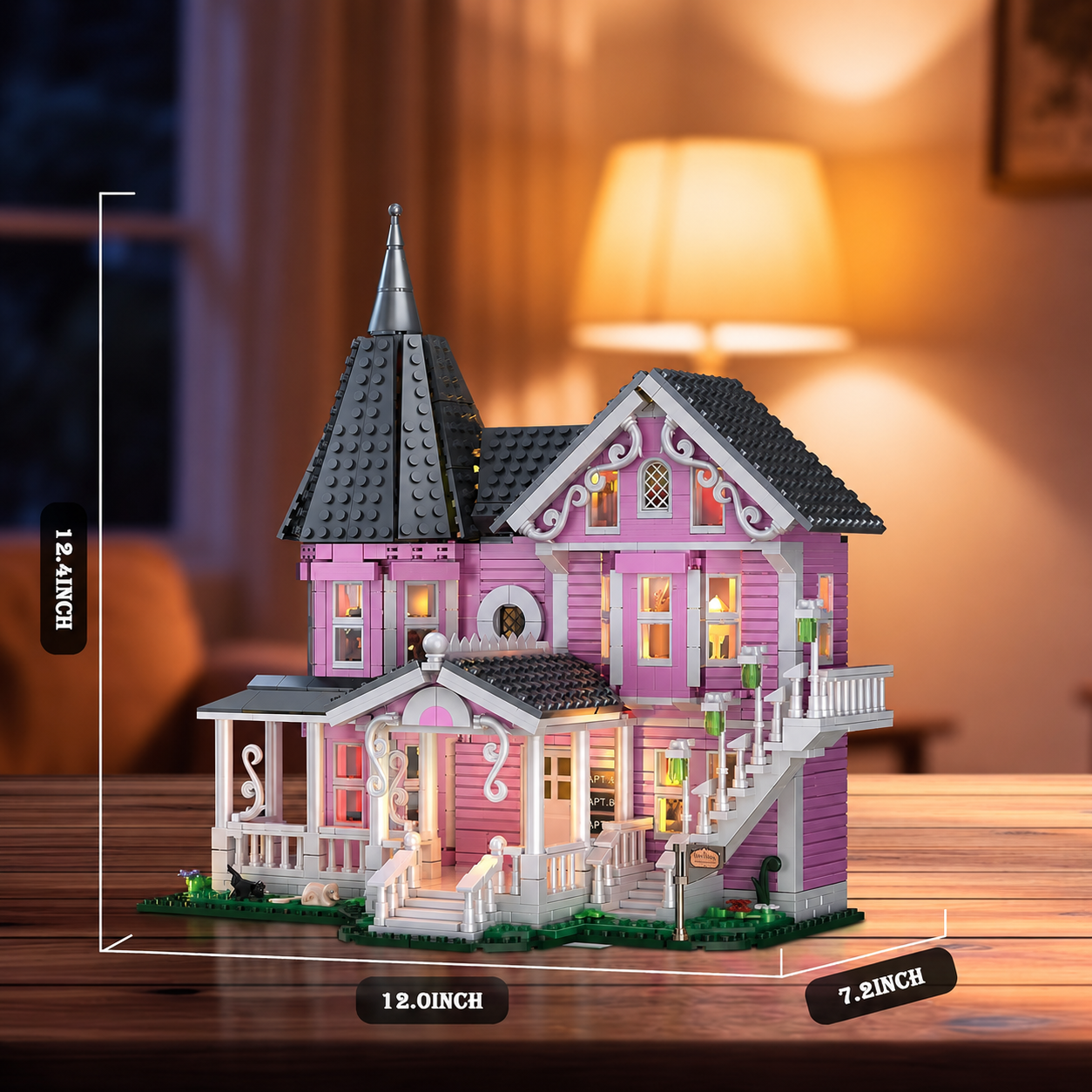 The Coraline Pink Palace Bricks Set