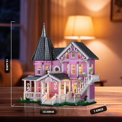 The Coraline Pink Palace Bricks Set